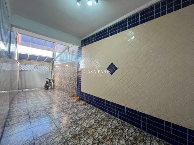 Casa à venda no Bairro Mirim, Praia Grande/SP 77,03 m² (terreno 90,43 m²)