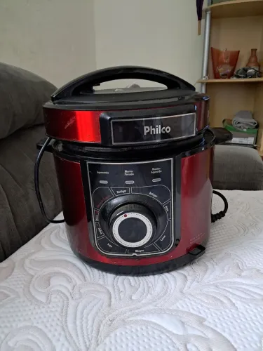 Panela de pressão multifuncional inox red ppp 02 vi