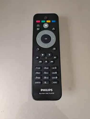 controle remoto blu-Ray-diskplay Philips leia a descrição