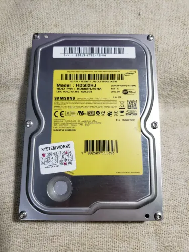 HD 500gb Samsung, Saudável e sem bad block