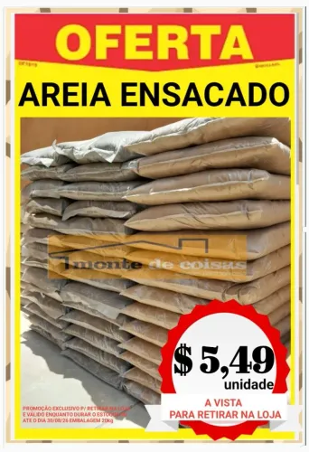AREIA ENSACADO !! PROMOÇÃO !!
