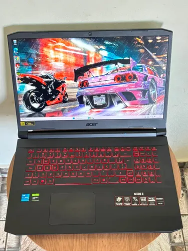 Notebook Gamer Acer Nitro 5 - i5 de 11 Ger.- Mem. de 16GB - SSD NVME 512gb - GTX 1650 - 17