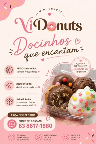 Mini cake donuts 
