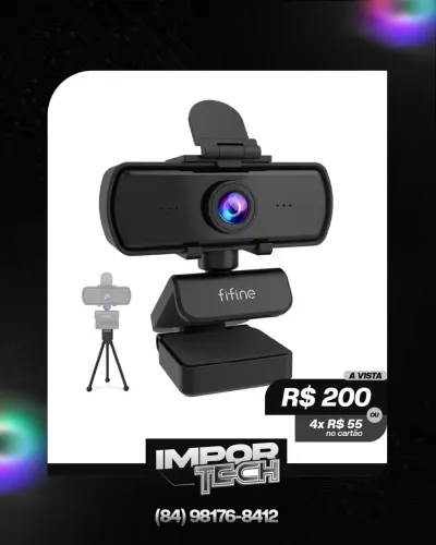 Webcam fifine k420 FHD 2K. @importech_084