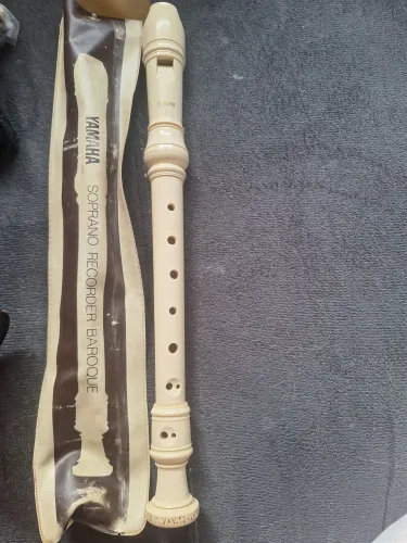 Flauta doce yamaha antiga