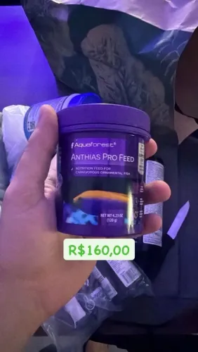 Alimentos para Peixes e Corais. AQUARIO MARINHO