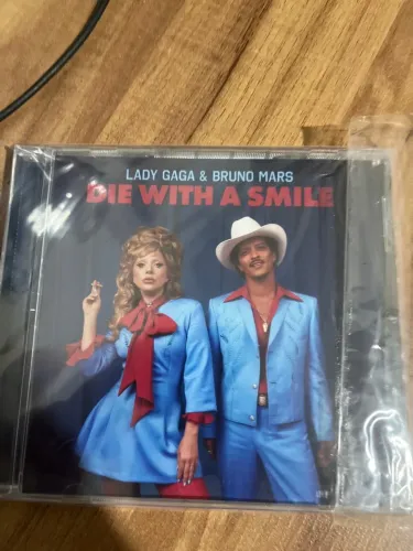 Cd Single Die White a smile Lady Gaga