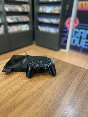 PS2 Slim + memory card - Loja Game House - Oferecemos Garantia