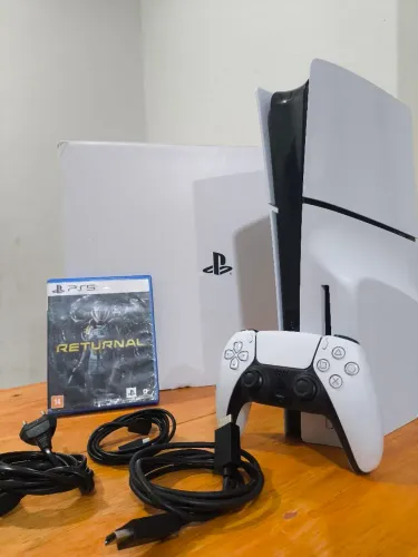 PS5 SLIM MIDIA FISICA 1TB COM GARANTIA