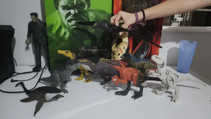 LOTE 08 DINOSSAUROS MATTEL 