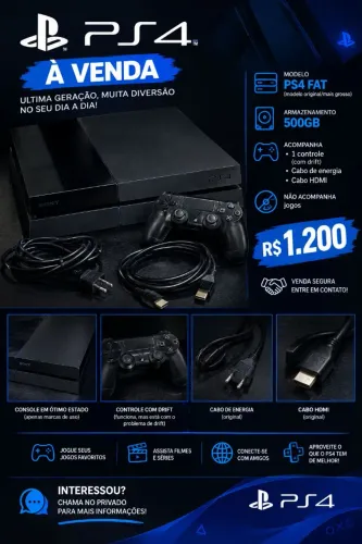 VENDO PS4!!!
