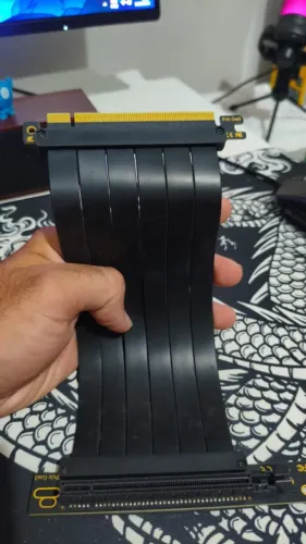 Cabo Riser Teucer X16 Pcie 3.0 20cm Flexivel Gpu