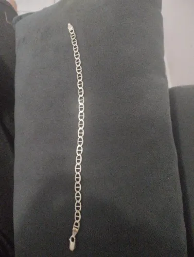 Pulseira de prata atacador quebrado