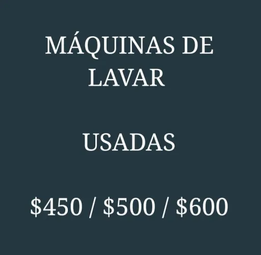 MÁQUINAS DE LAVAR ROUPAS