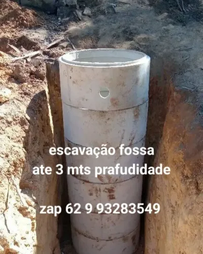 Escavação  fossa  rapidinho com agilidade  e Escavação caixa esgoto q