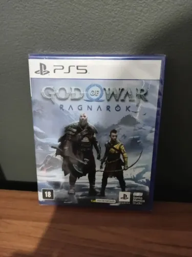 Jogo lacrado God of War Ragnarök de PlayStation 5<br>Jogo eletrônico