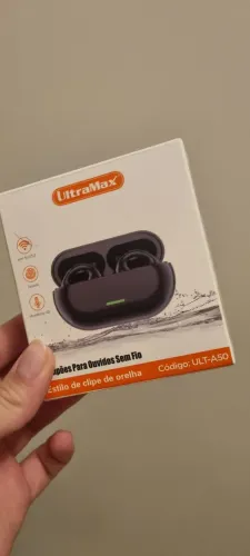 Fone de ouvido ultramax sem fio preto