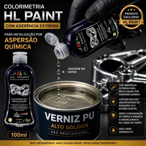 Aditivo para Colorimetria de Metalização por Aspersão Química