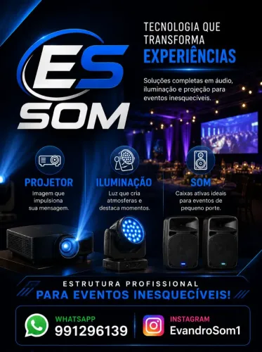 Projetor - Som