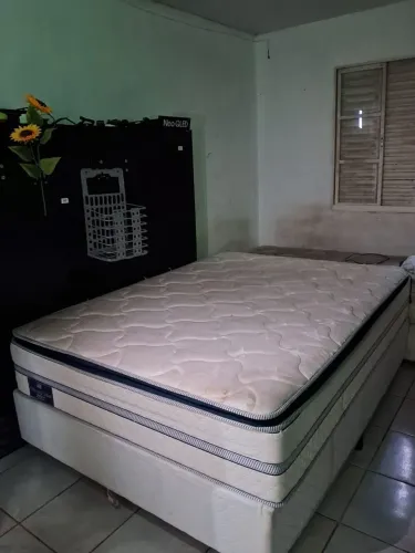Cama Casal Colchão + Box Gazin Blue Diamond