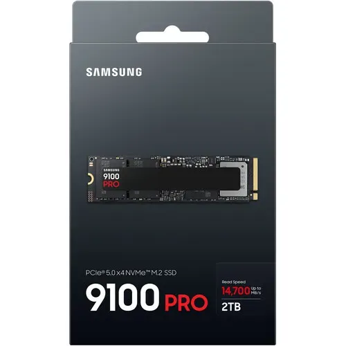 SSD Samsung 9100 Pro 2tb M.2 2280 Pci-e 5.0 Gen5 x4 Nvme 2.0 Taxa 14700 mbps - Lacrado