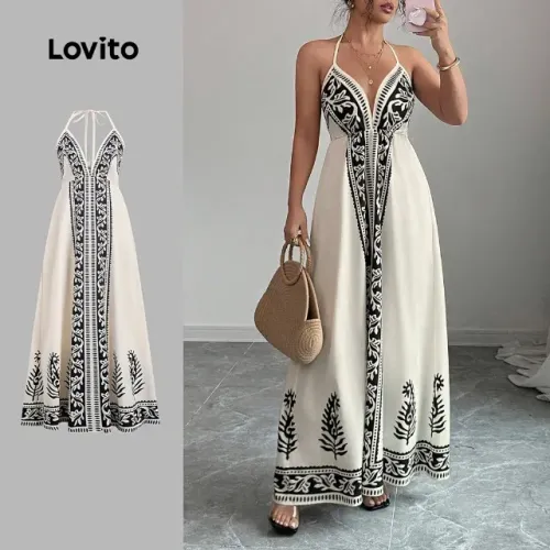 Vestido Feminino Lovito Férias Nacional Sem Costas