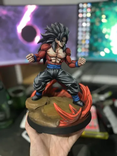 Goku ssj 4 action figure 23cm 