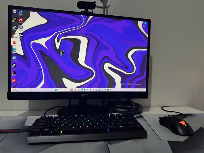 Monitor 75Hz AOC 23 Polegadas 1080 |com áudio|