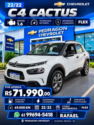 Citroen C4 Cactus Feel 1.6 16V Flex Aut. 2022