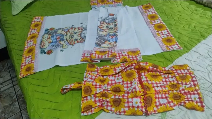 Panos de pratos Conjunto