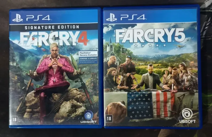 farcry 4 / 5 Playstation 4 (2 jogos fisicos).