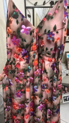Vestido Verão Florido - Tamanho Único