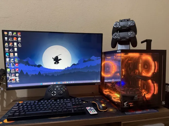 Setup Gamer Completo Premium - Ryzen 7 + RTX 3060 12GB + 32GB RAM + SSD NVMe 1TB