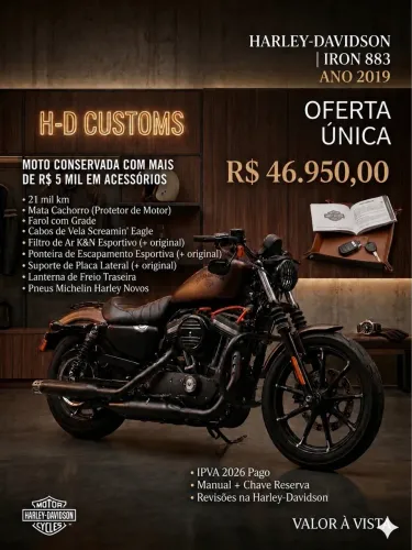 HARLEY-DAVIDSON IRON 883N