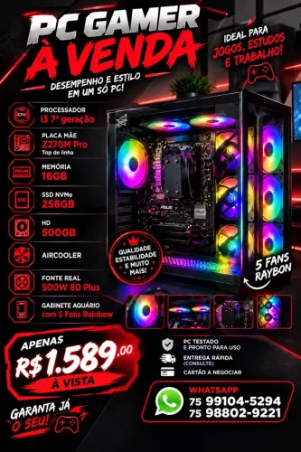 PC Gamer i3 7°