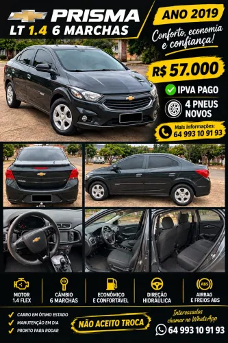 Chevrolet Prisma Sed. LT 1.4 8V Flexpower 4P 2019