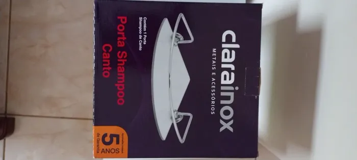 Porta shampoo de canto