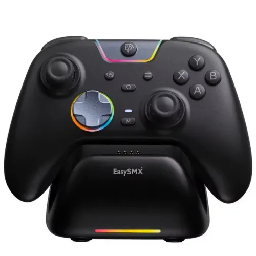Controle EasySMX X05 PRO para PC Sem Fio com Hall Effect + Dock de Carregamento - NOVO