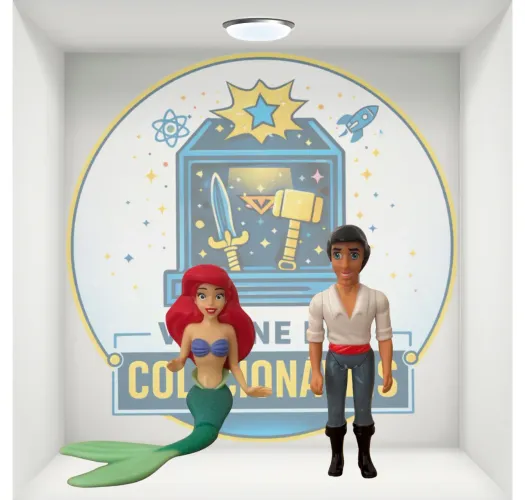 Ariel e Eric Articulados Disney Oficial