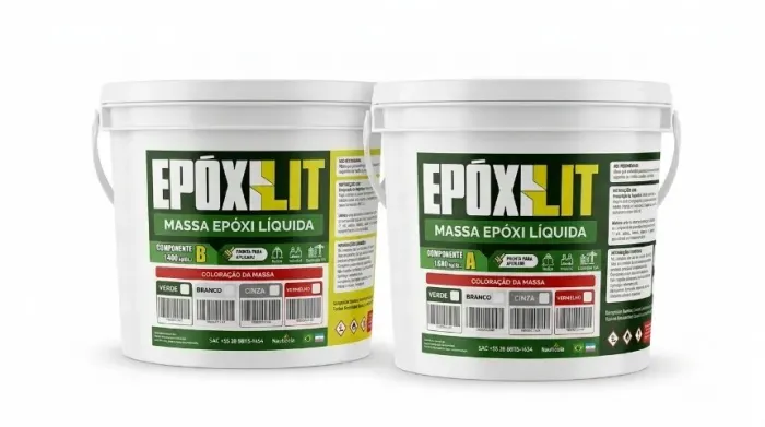 Tinta Epóxi Pincelável Epoxilit 3kg - Impermeabilizante de Alta Resistência