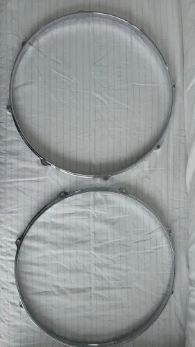 Par de aros diecast canopus 14 polegadas 8 afinações 
