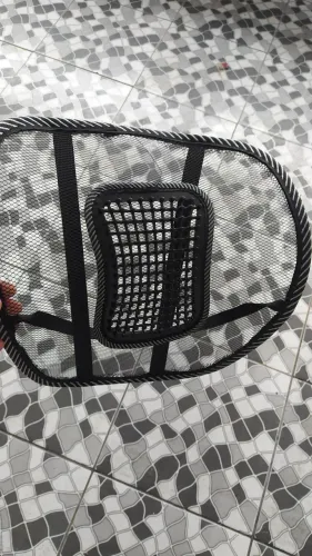Suporte lombar anatômico de tela