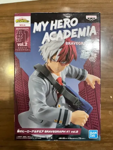 [AÇÃO PROMOCIONAL - SORTEIO] - Action Figure Shoto Todoroki  - Bravegraph - Original