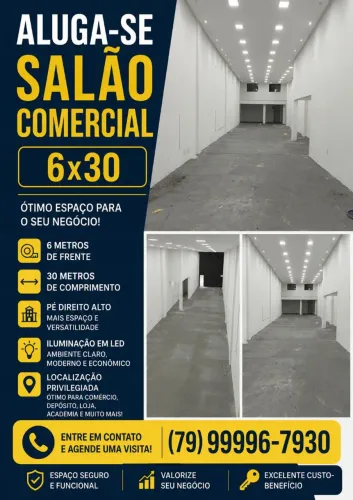 Alugo Salão Comercial