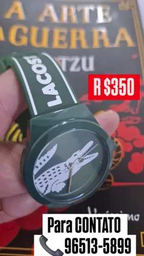 Relógio LACOSTE NA CAIXA NUNCA USADO - ENTREGAMOS