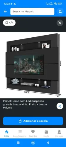 Painel de led para televisão até 55 polegadas