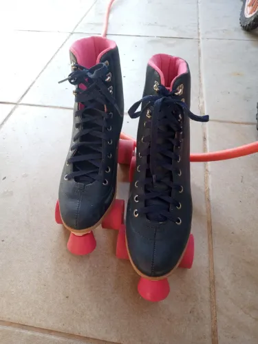 Patins oxer n39, e acessórios de segurança novo 