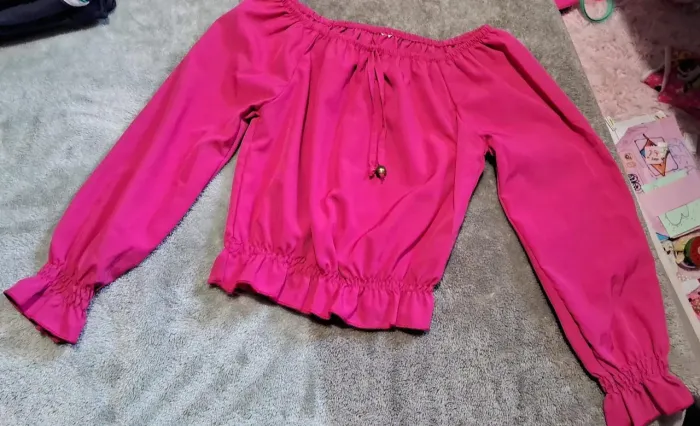 Blusa tipo ciganinha