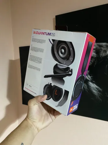 Vendo JBL, Fone de Ouvido Gamer, Headset, Quantum 250, Cancelamento de Ruído - Preto