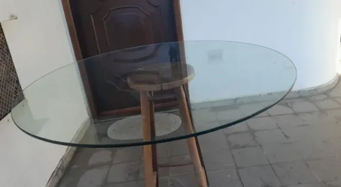 Tampo para Mesa Redondo Vidro Temperado 110cm 10mm Niterói